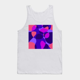 Abstract Blob Pattern Tank Top